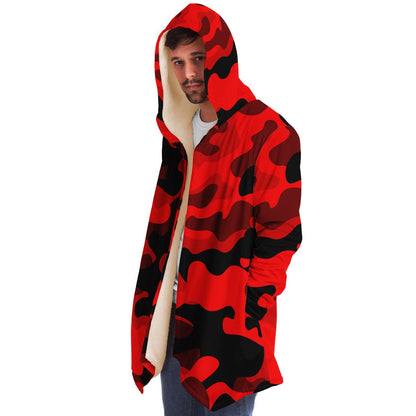 Red camouflage Cloak