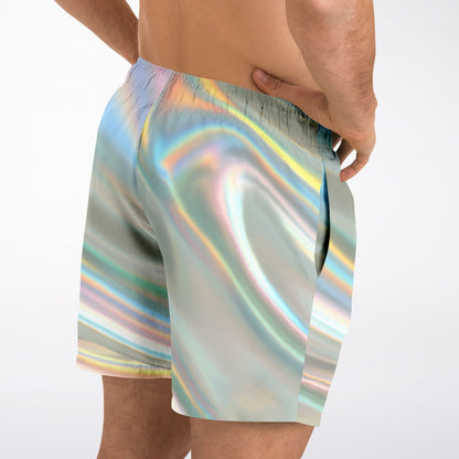 iridescent colors swim trunks