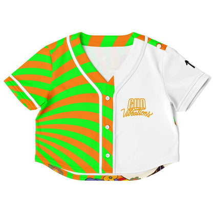 GUD VIBRATIONS crop top jersey