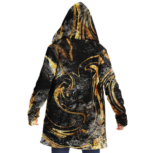 Marbled in gold cloak
