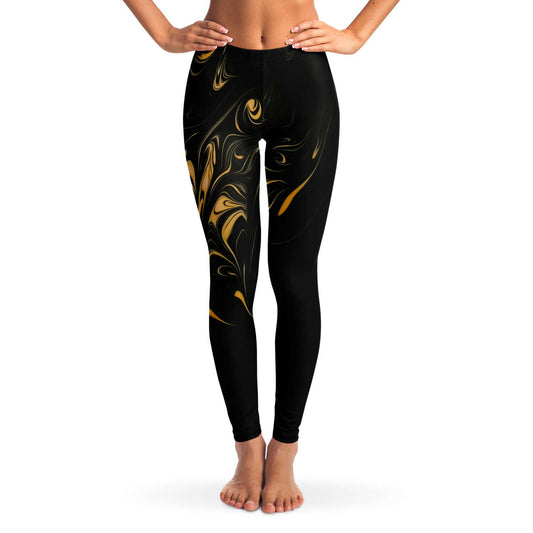 Gold trippy Leggings