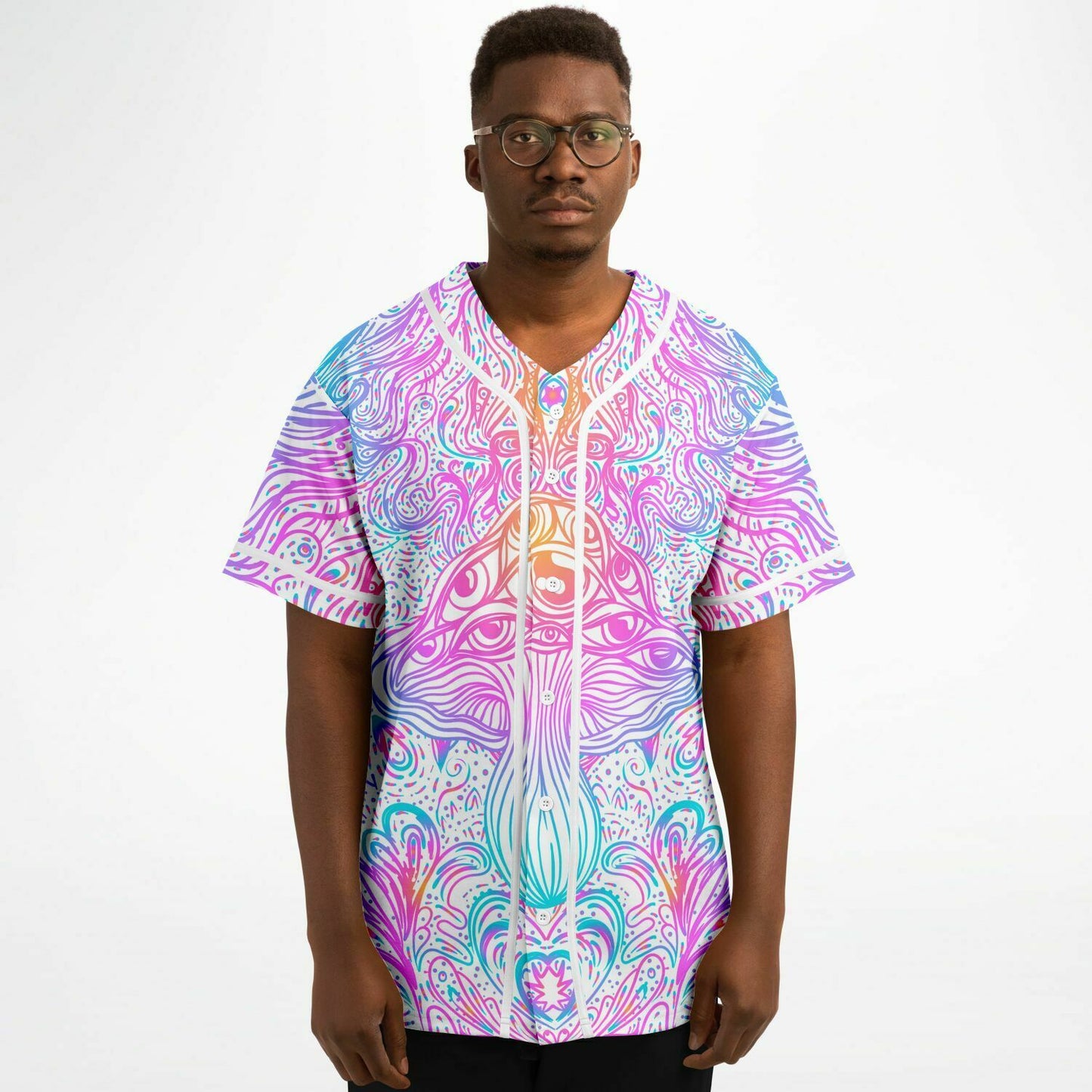 Active mushroom baseball jersey