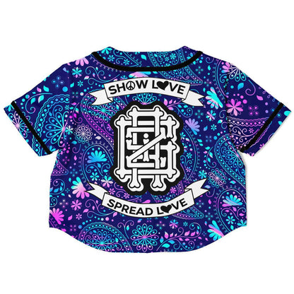 Show love spread love crop top jersey V2
