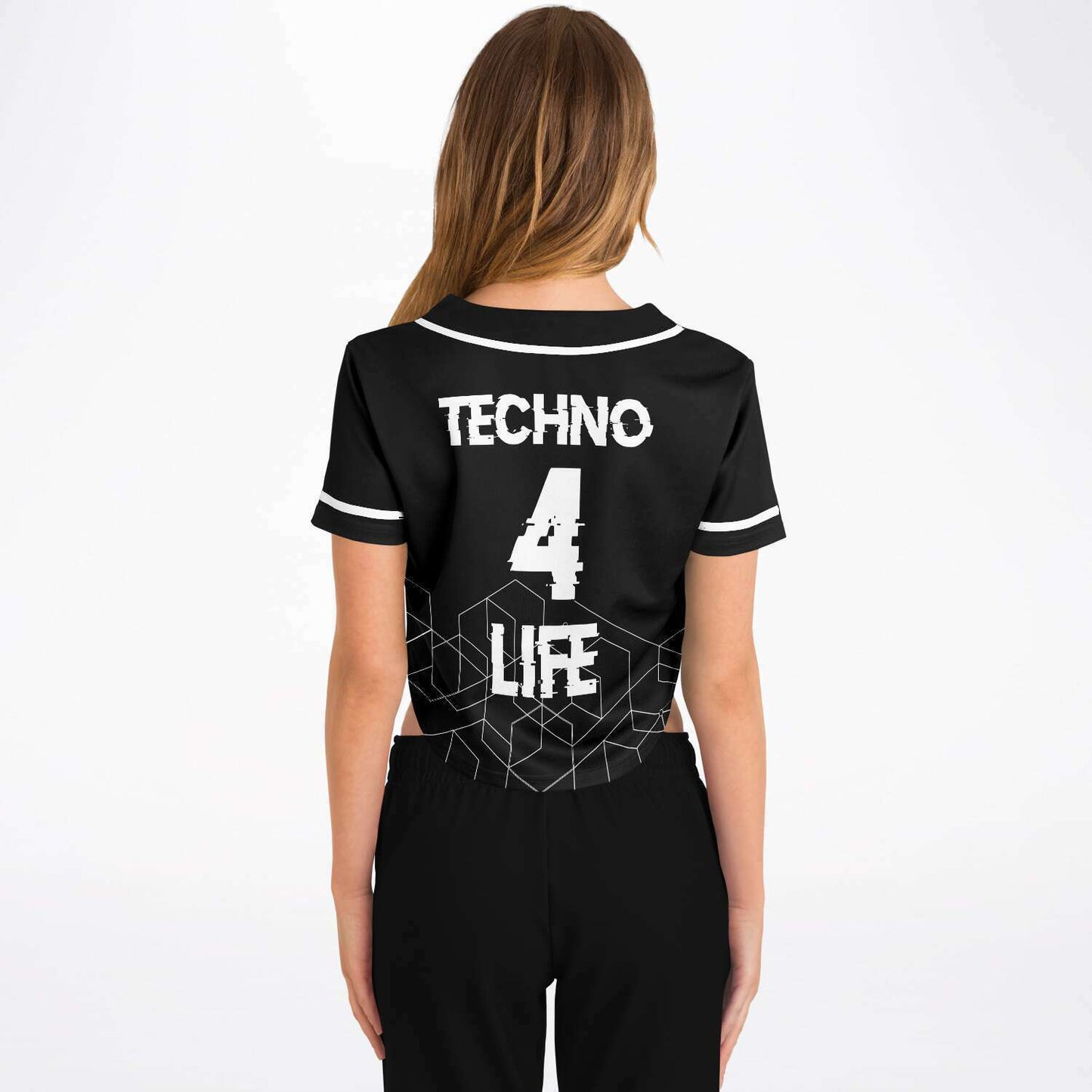 Techno for life crop top jersey