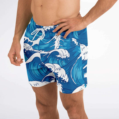 Waves shorter-length swim trunks