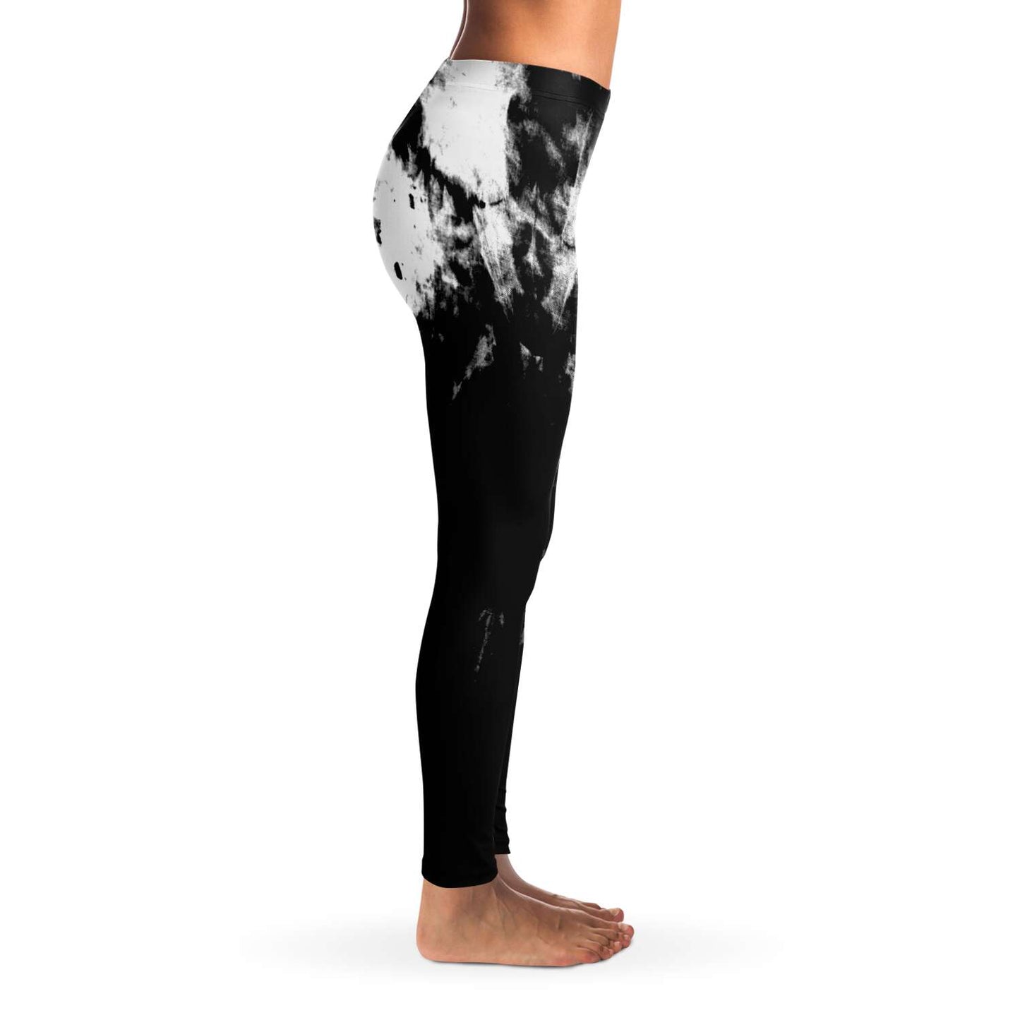 B&W Tie dye Leggings
