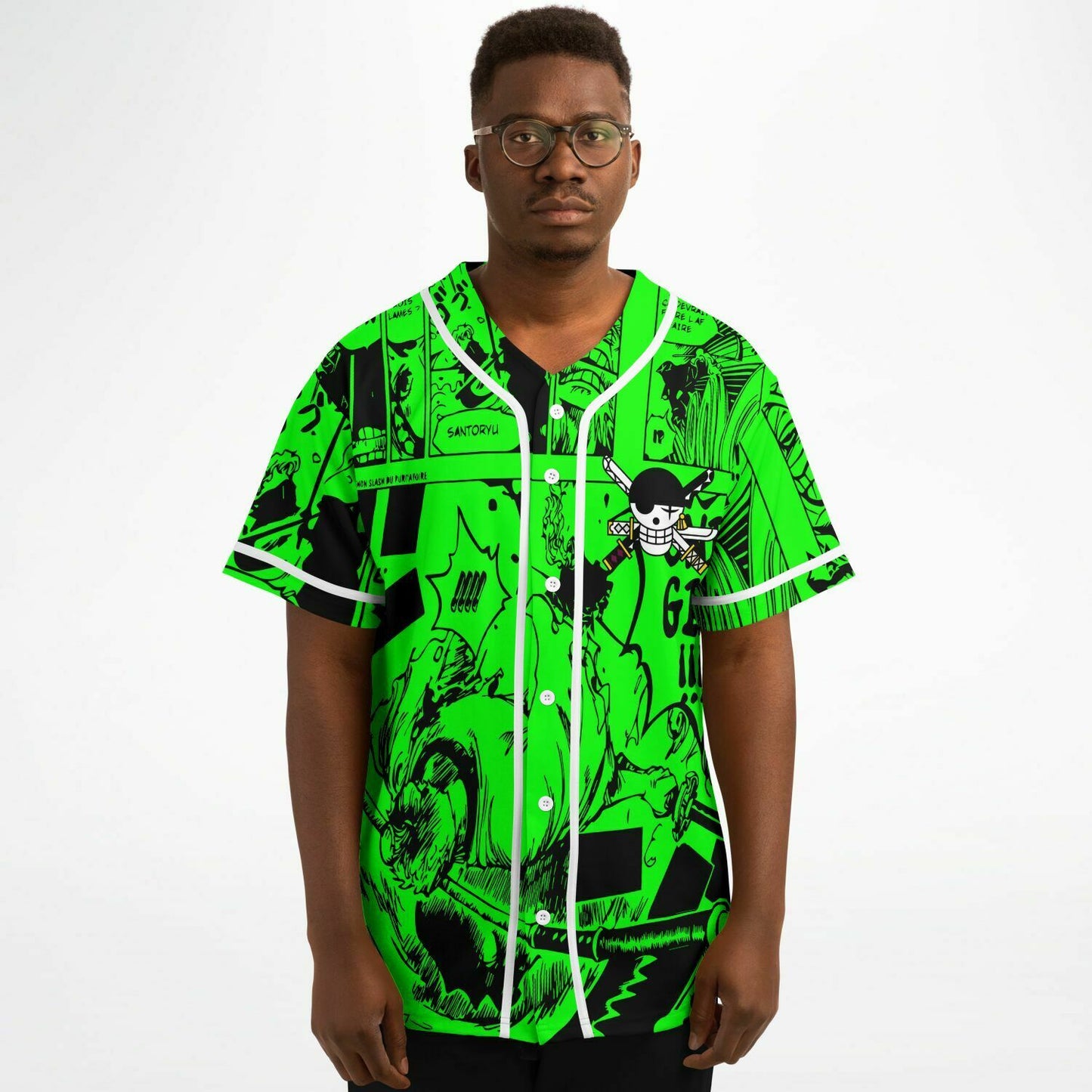 Zoro one pience baseball jersey