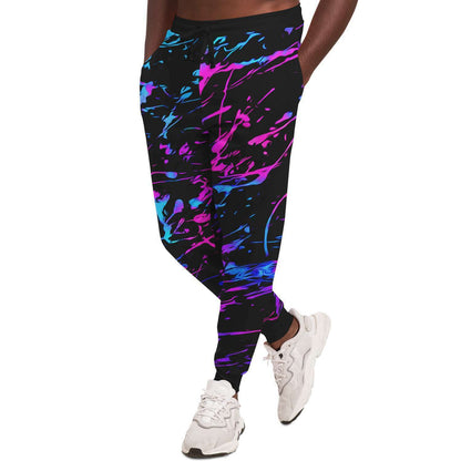 Colorful paint splash jogger