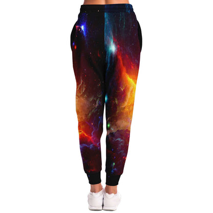 Colorful galaxy stars jogger