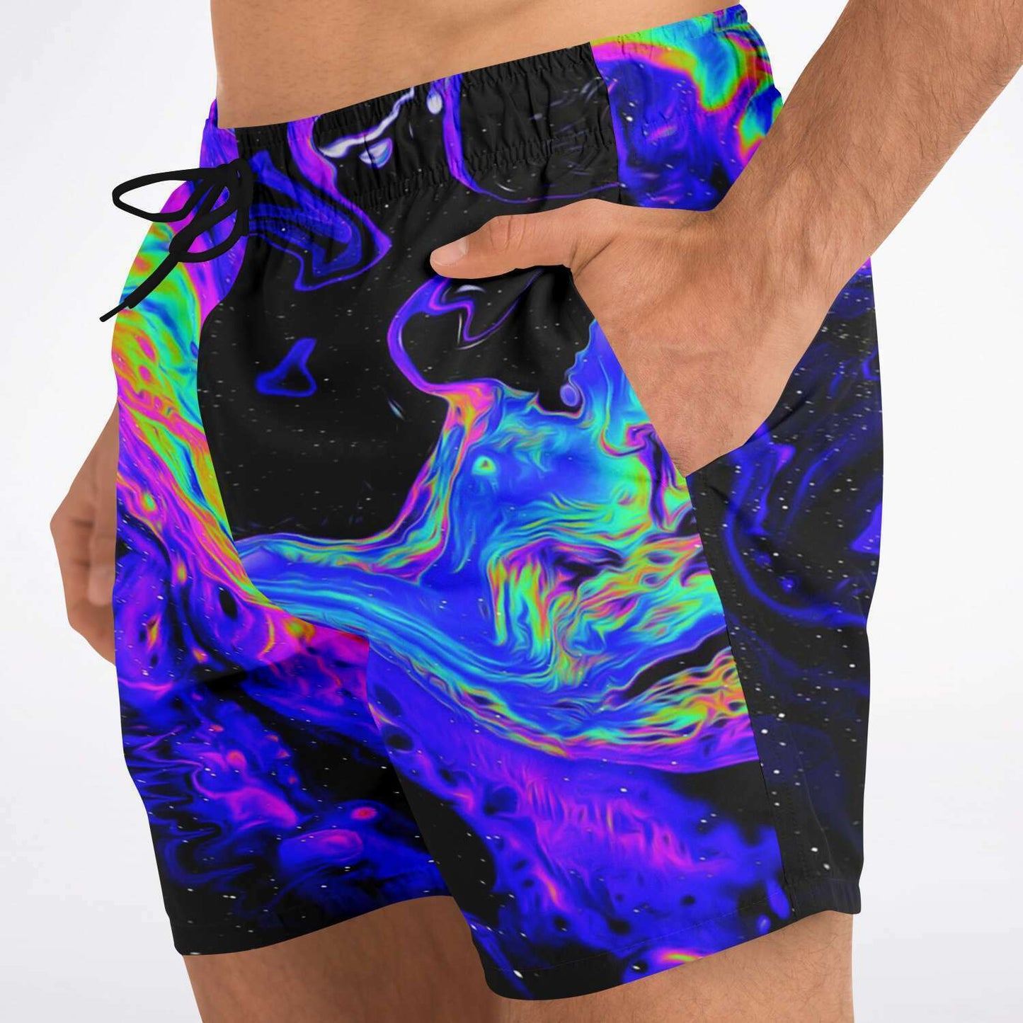 Oil silk swim trunk V2
