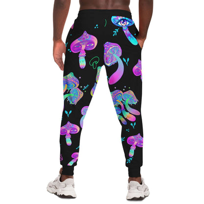 Mushrooms forest jogger