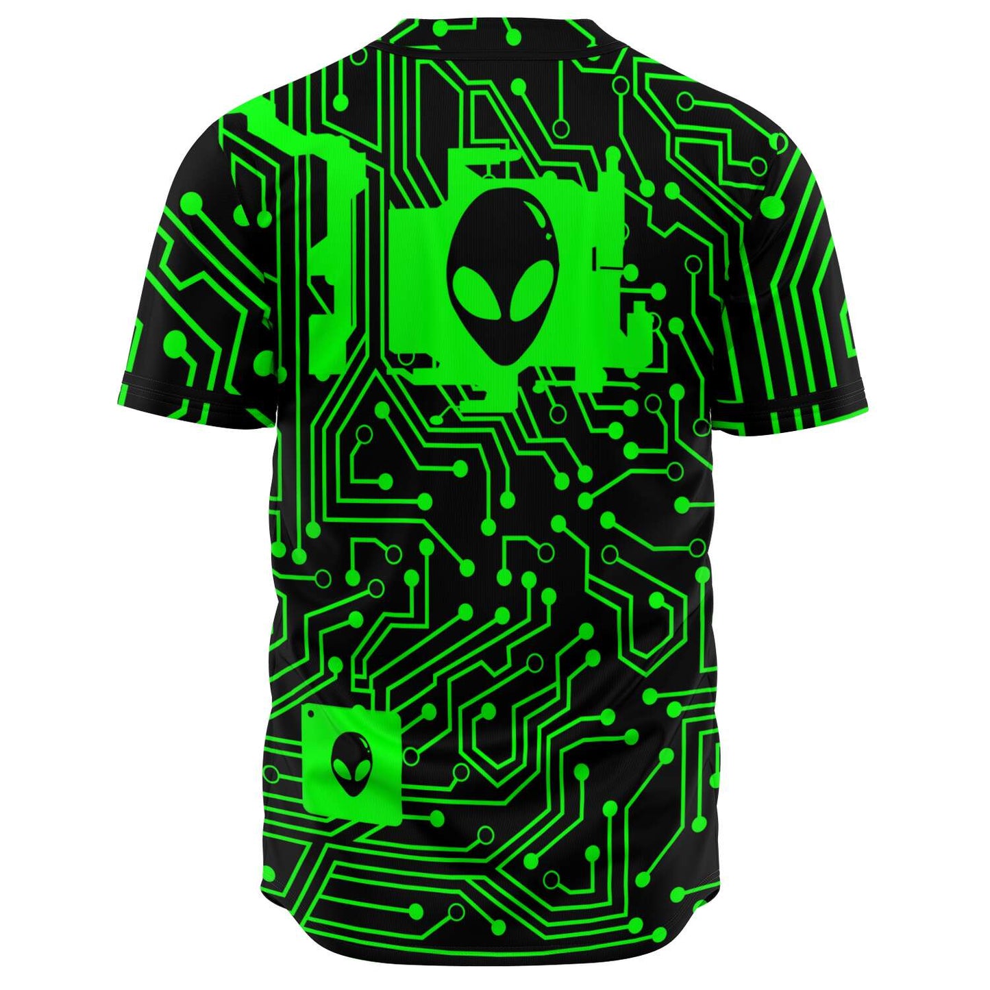 Alienator Motherboard circuit baseball jersey