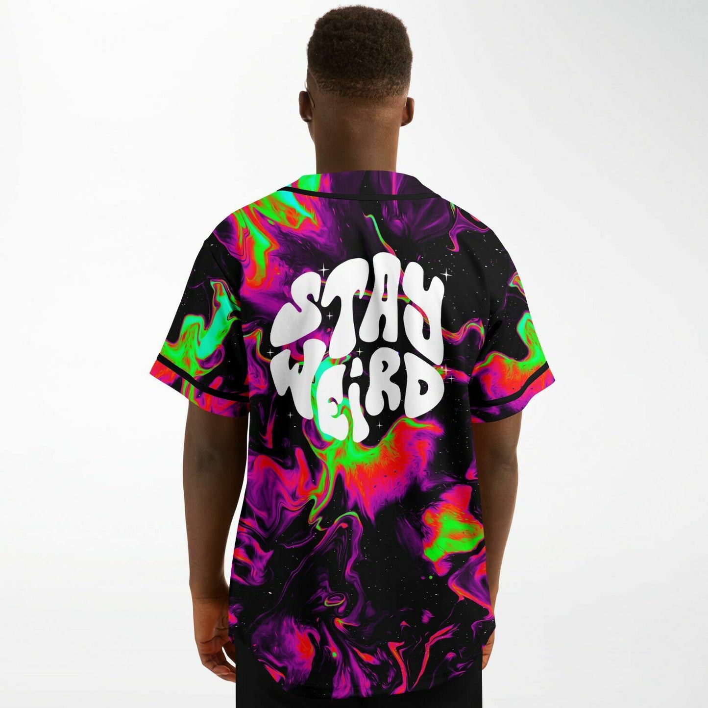Stay weird custom rave baseball Jersey