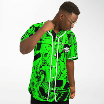 Zoro one pience baseball jersey