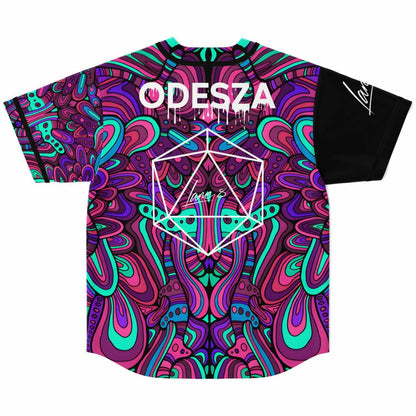 Tan custom rave Baseball Jersey V1