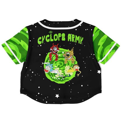 Rick & Morty  cyclops army subtro custom jersey