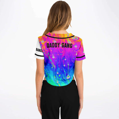 Daddy gang headbanger crop top jersey