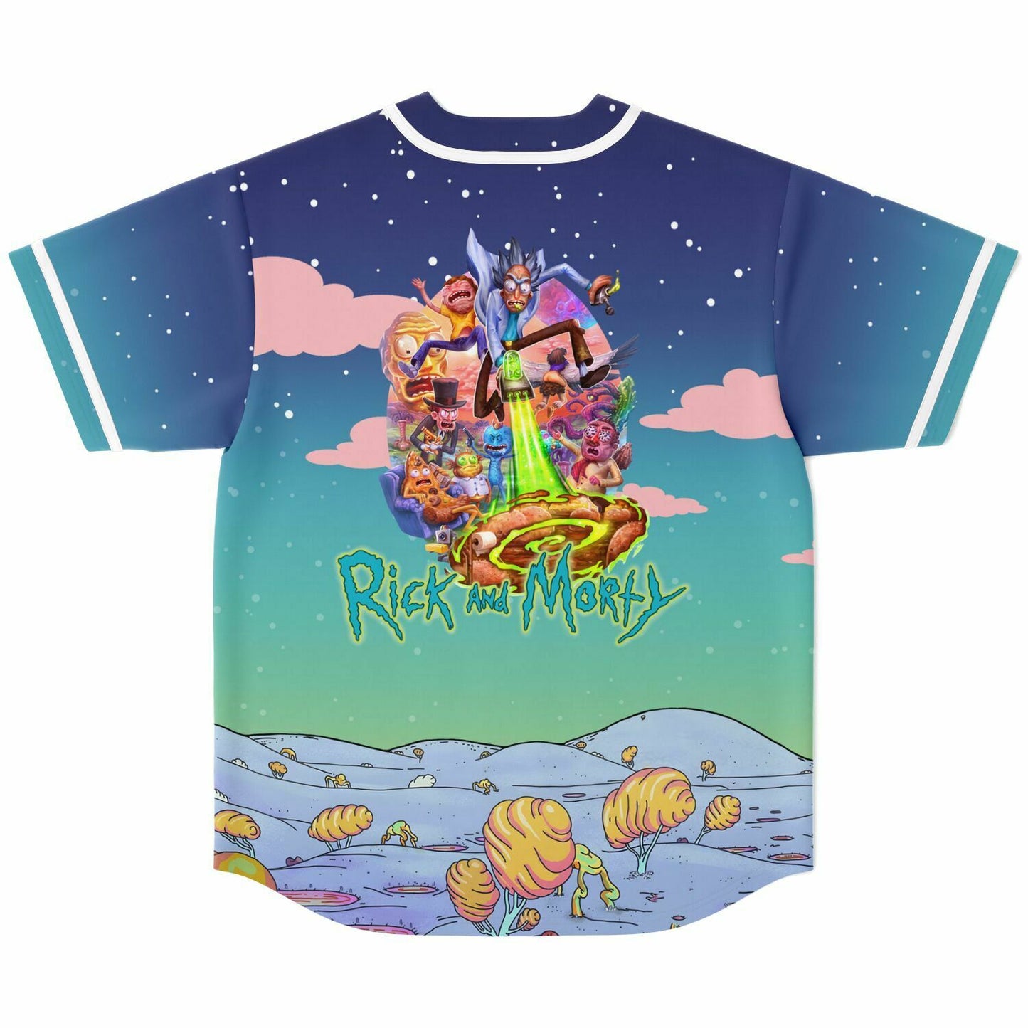 Rick and friends Baseball Jersey