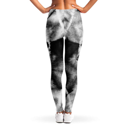 B&W Tie dye Leggings