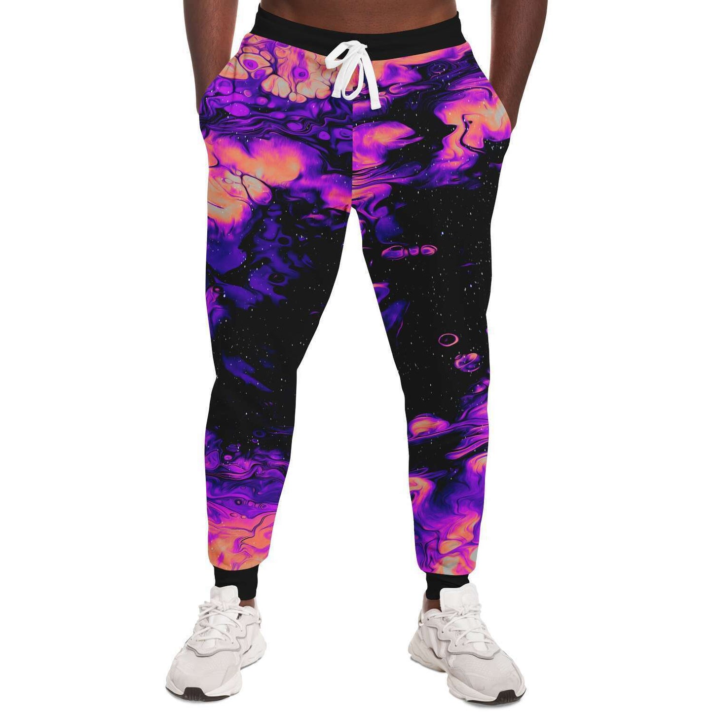 Peachy and purple acid trip jogger