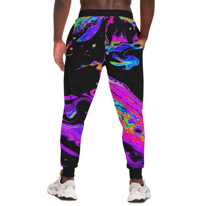Pink acid trip jogger