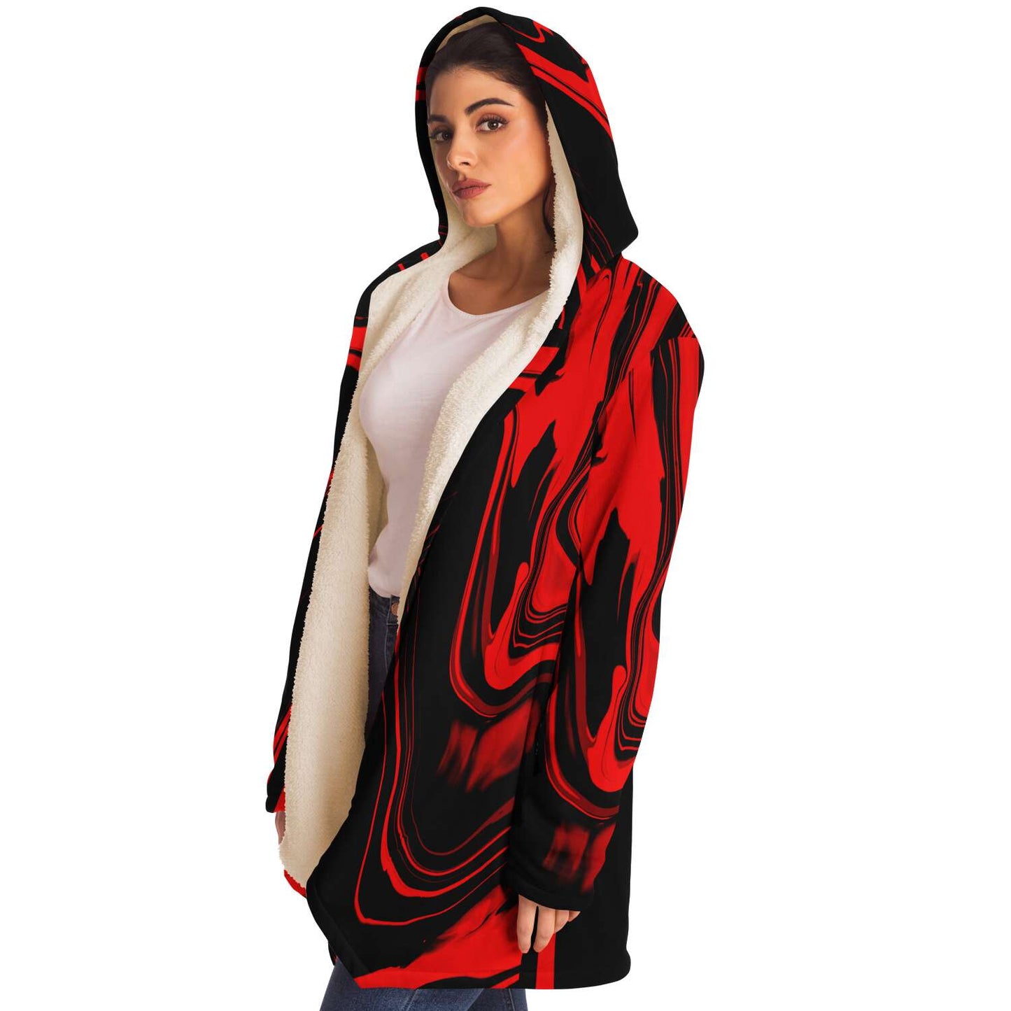 Red acid drip Cloak