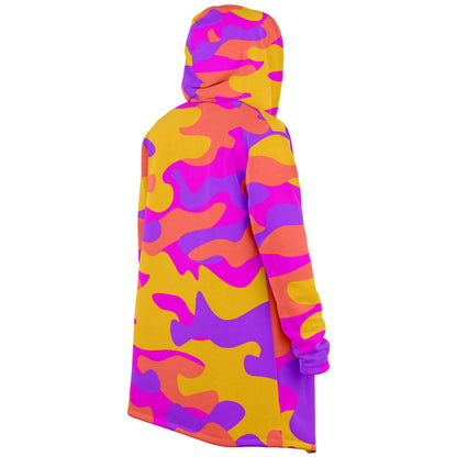 Yellow & purple camouflage cloak