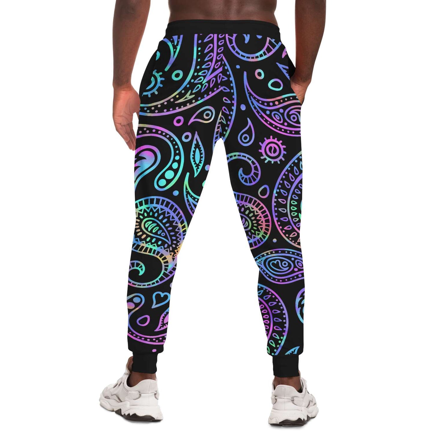 Colorful paisely jogger