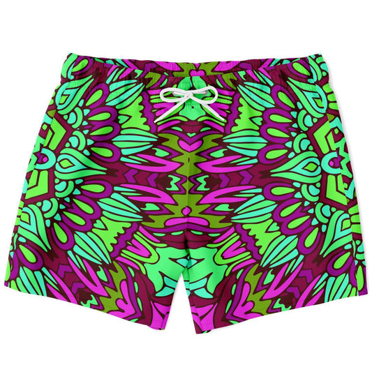 Colorful ethnic  swim trunk