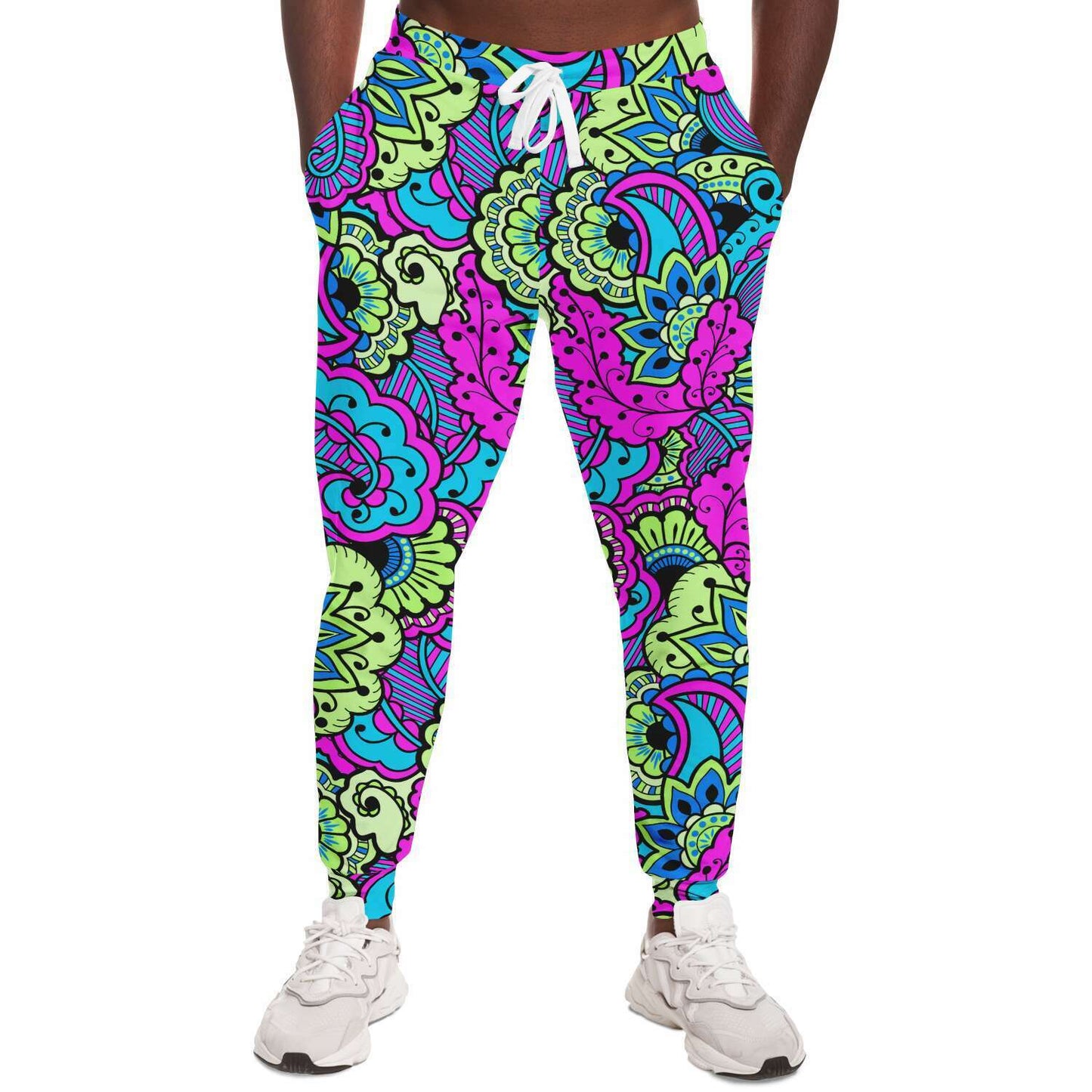 Colorful paisley jogger