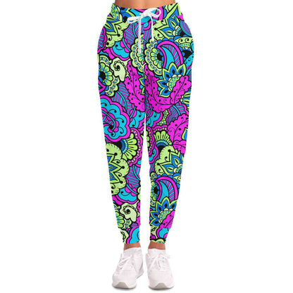 Colorful paisley jogger