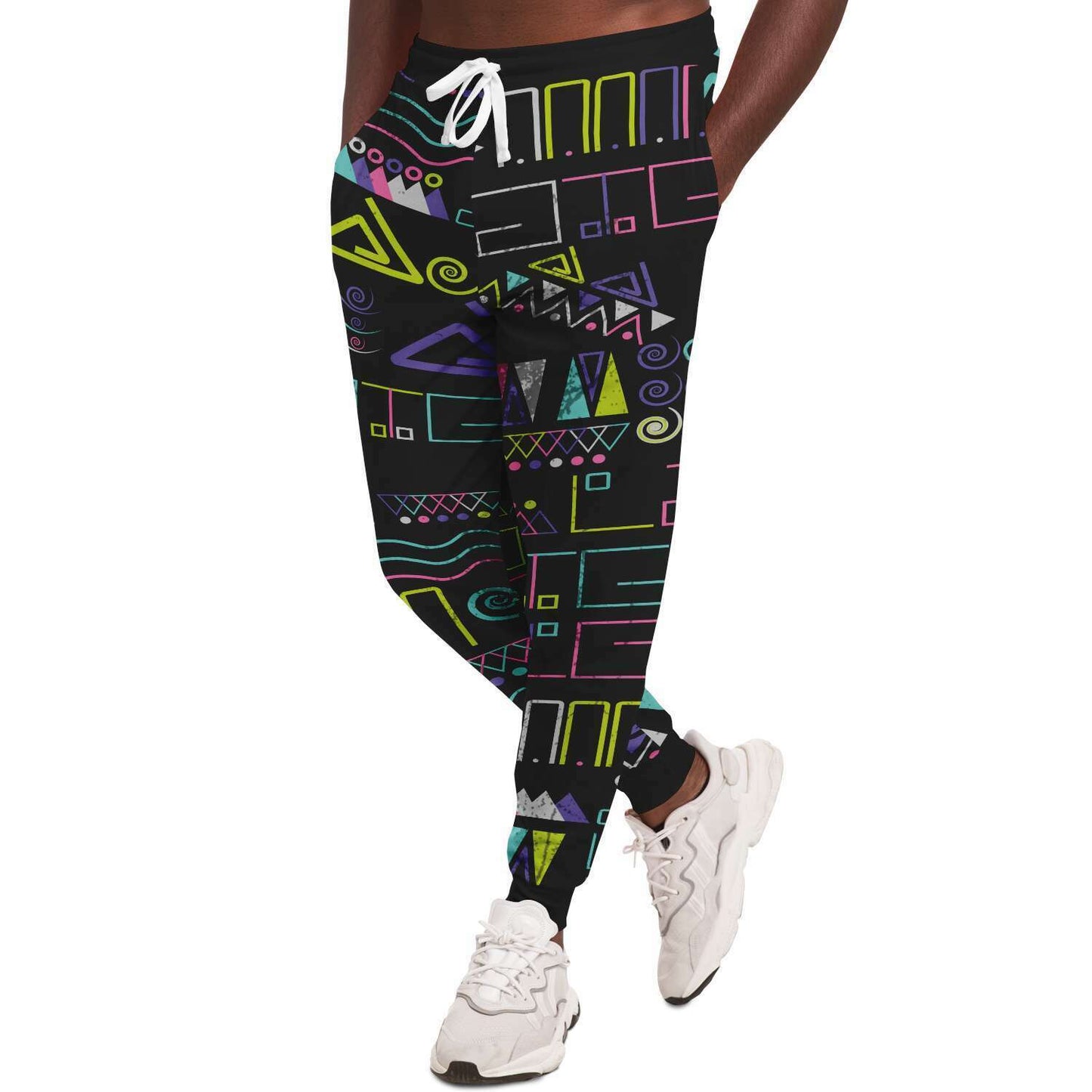 Colorful tribe pattern jogger