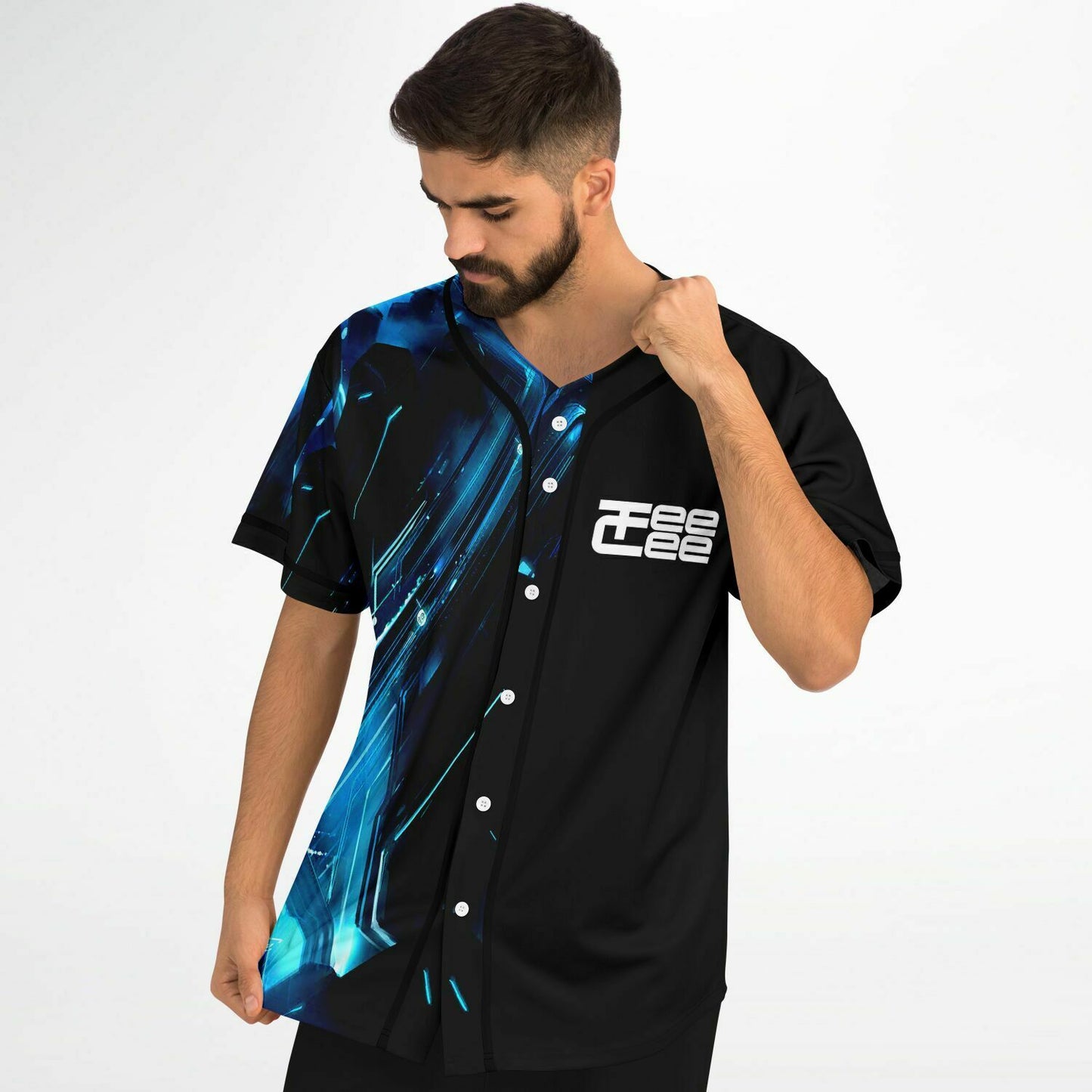 Blue Teecee baseball jersey