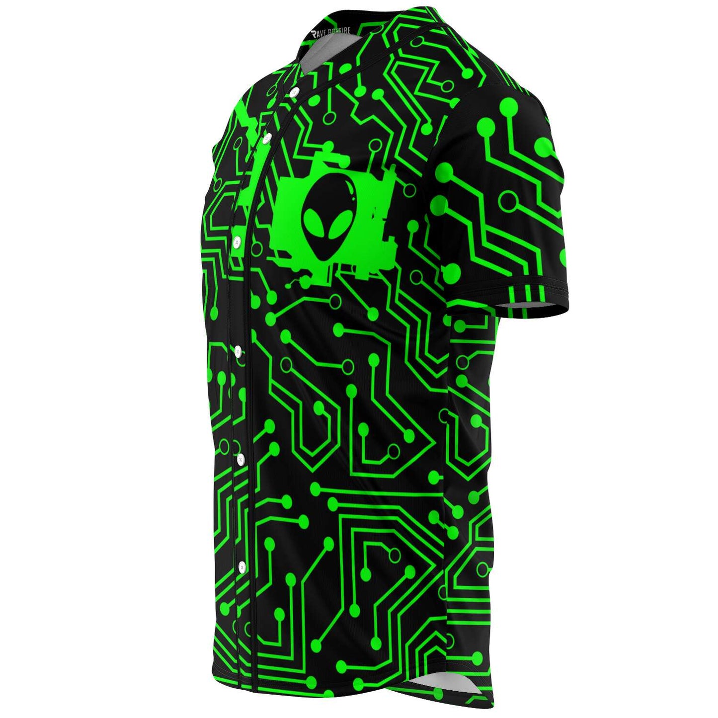 Alienator Motherboard circuit baseball jersey