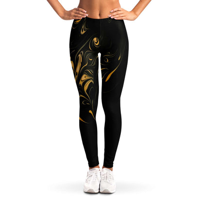 Gold trippy Leggings