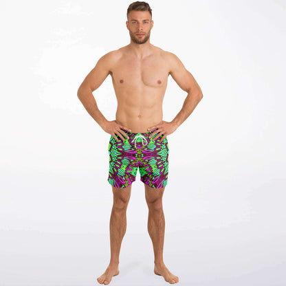 Colorful ethnic  swim trunk