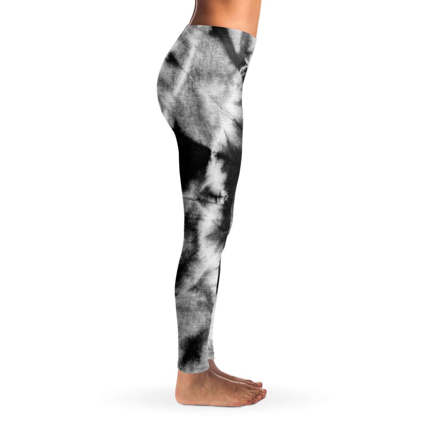 B&W Tie dye Leggings
