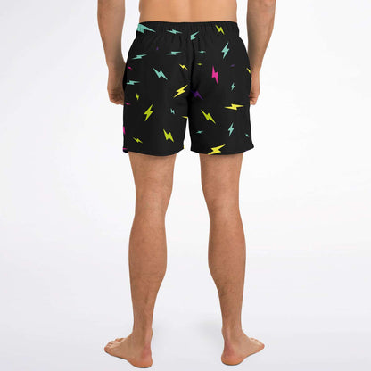 Electric bolt swim trunks