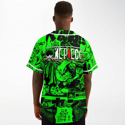 Zoro one pience baseball jersey