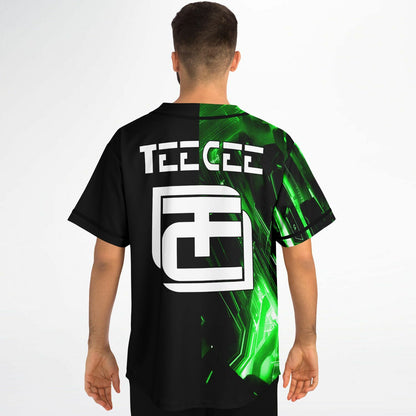 Green teecee baseball jersey
