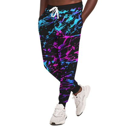 Colorful paint splash jogger