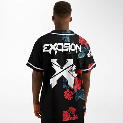 Joshua red flowers custom jersey