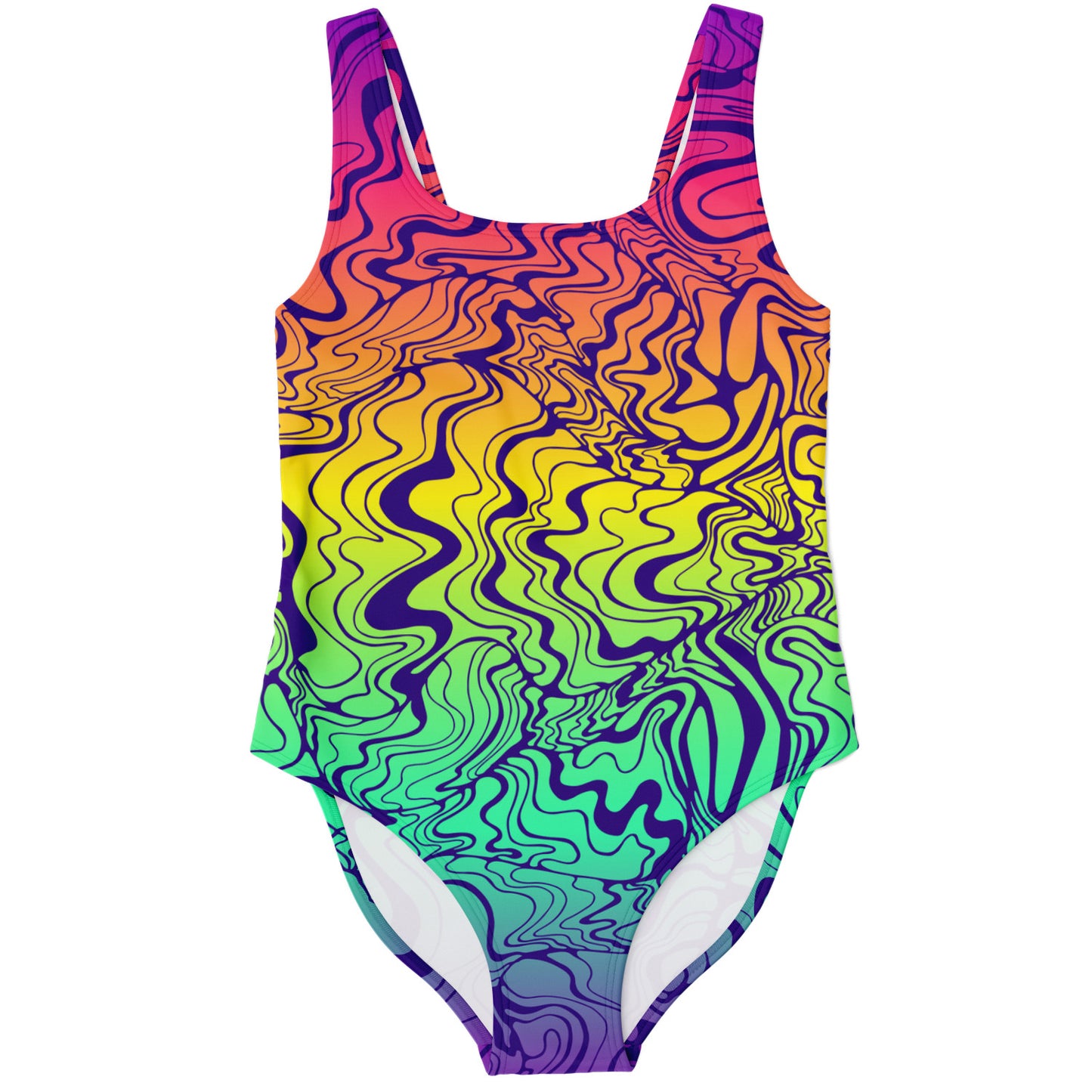 Trippy lines swimsuit
