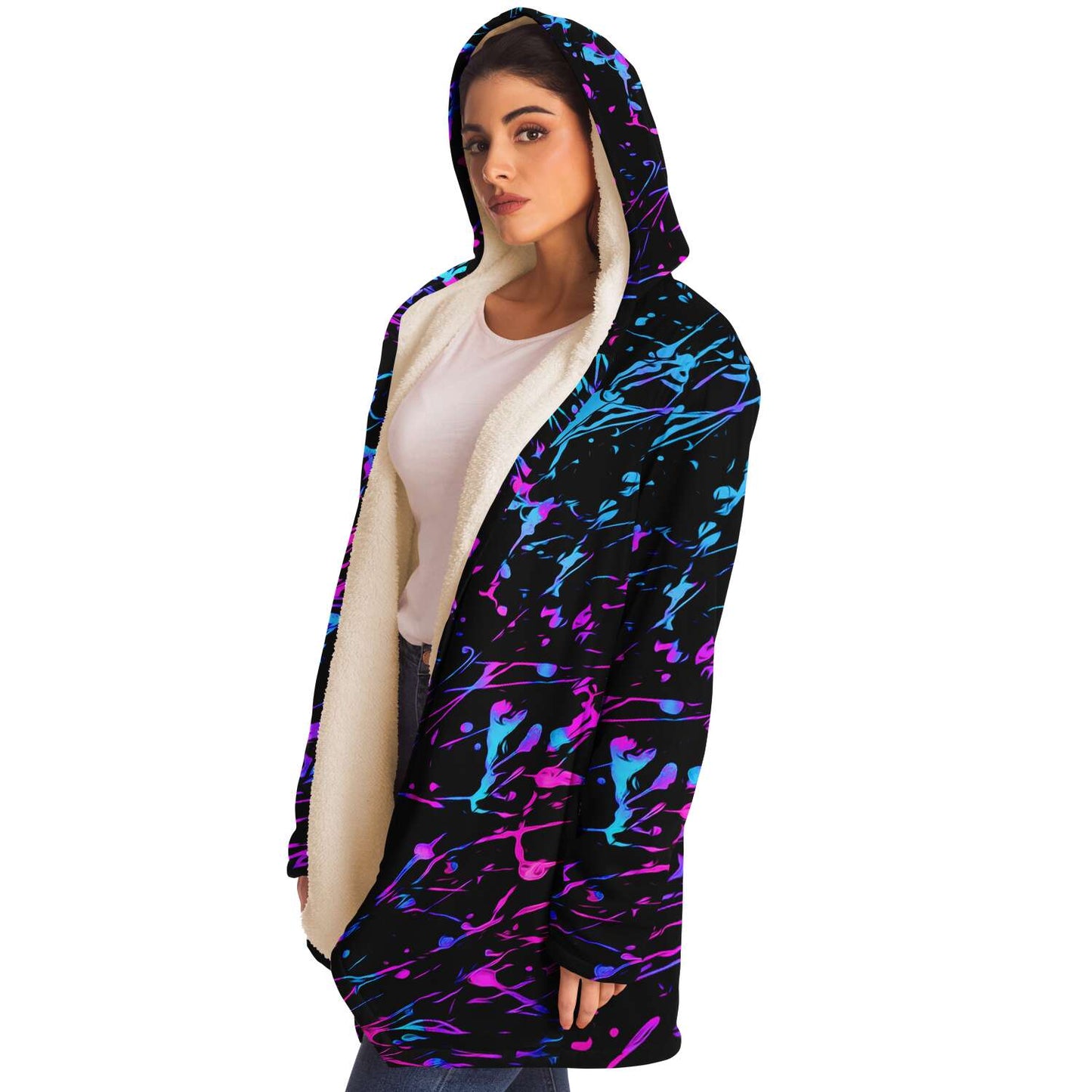 Splashed cloak
