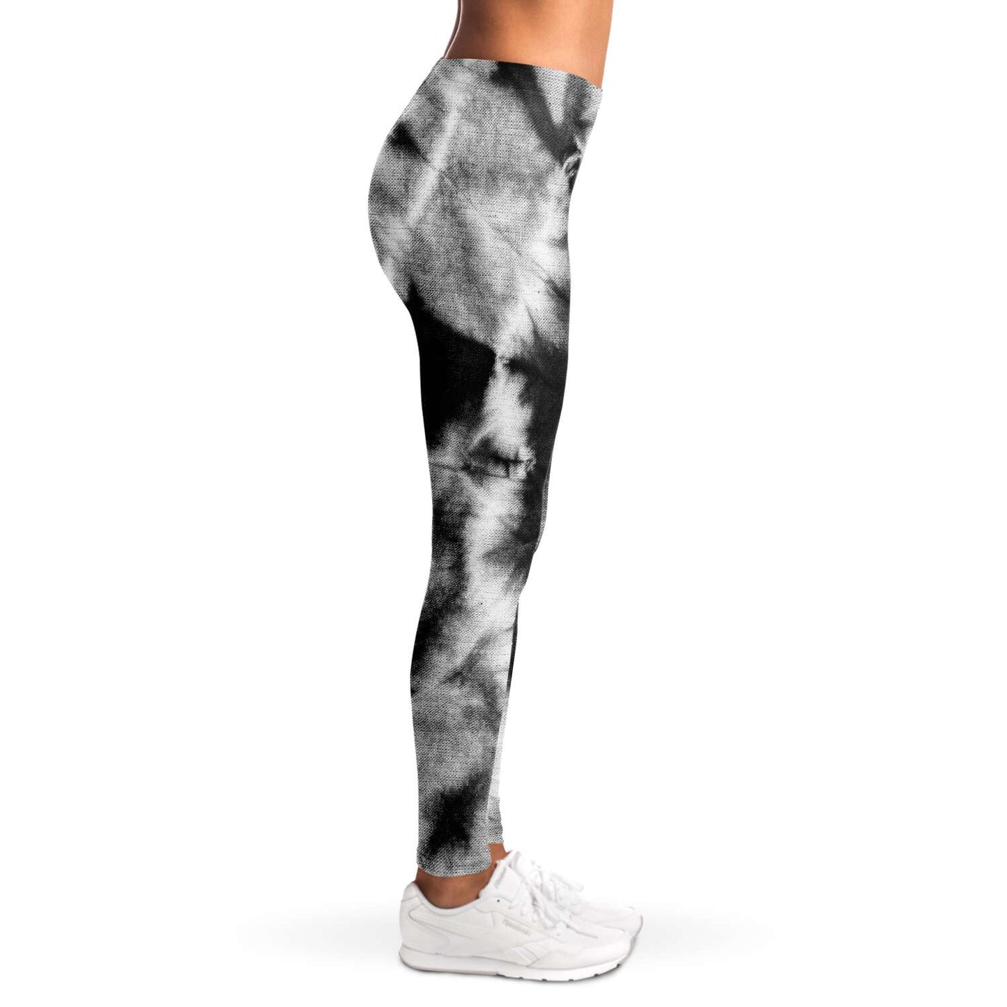 B&W Tie dye Leggings