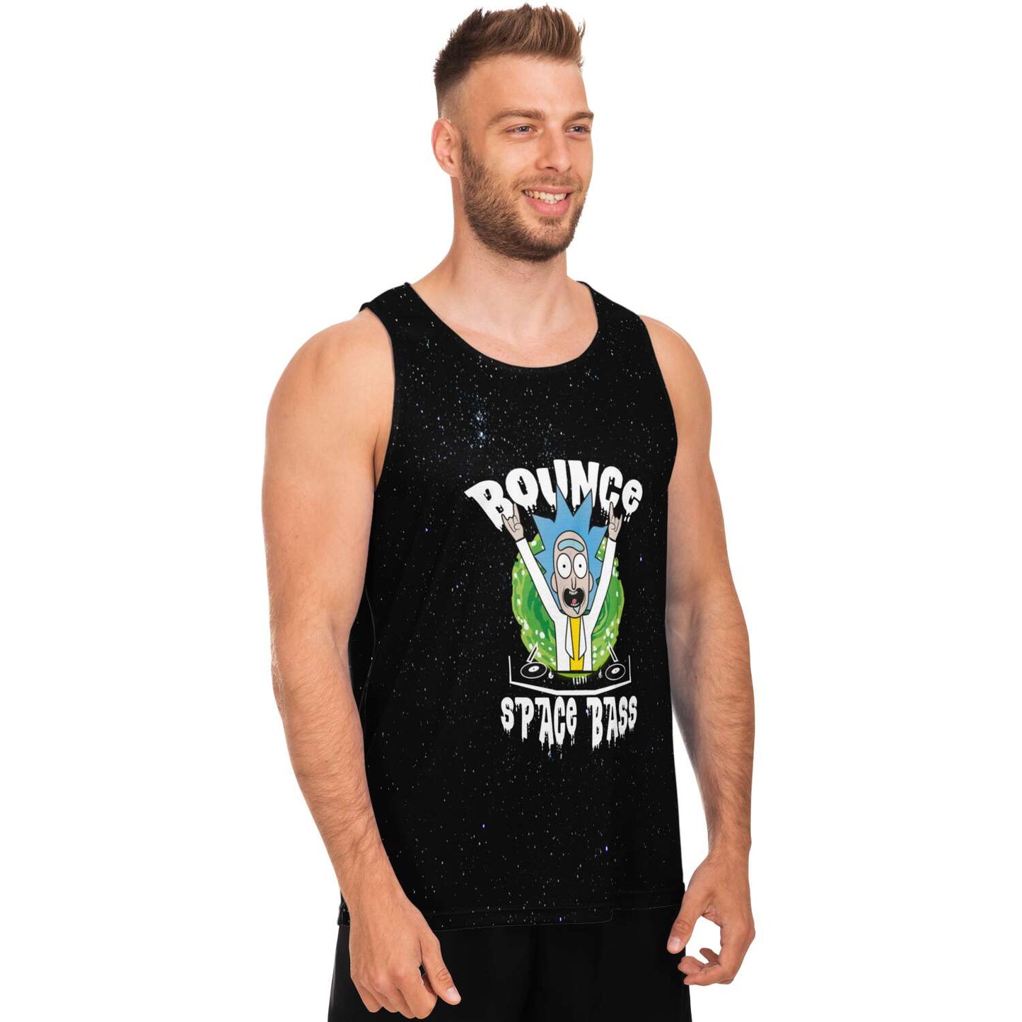 tiny rick Bounce space bass tank top