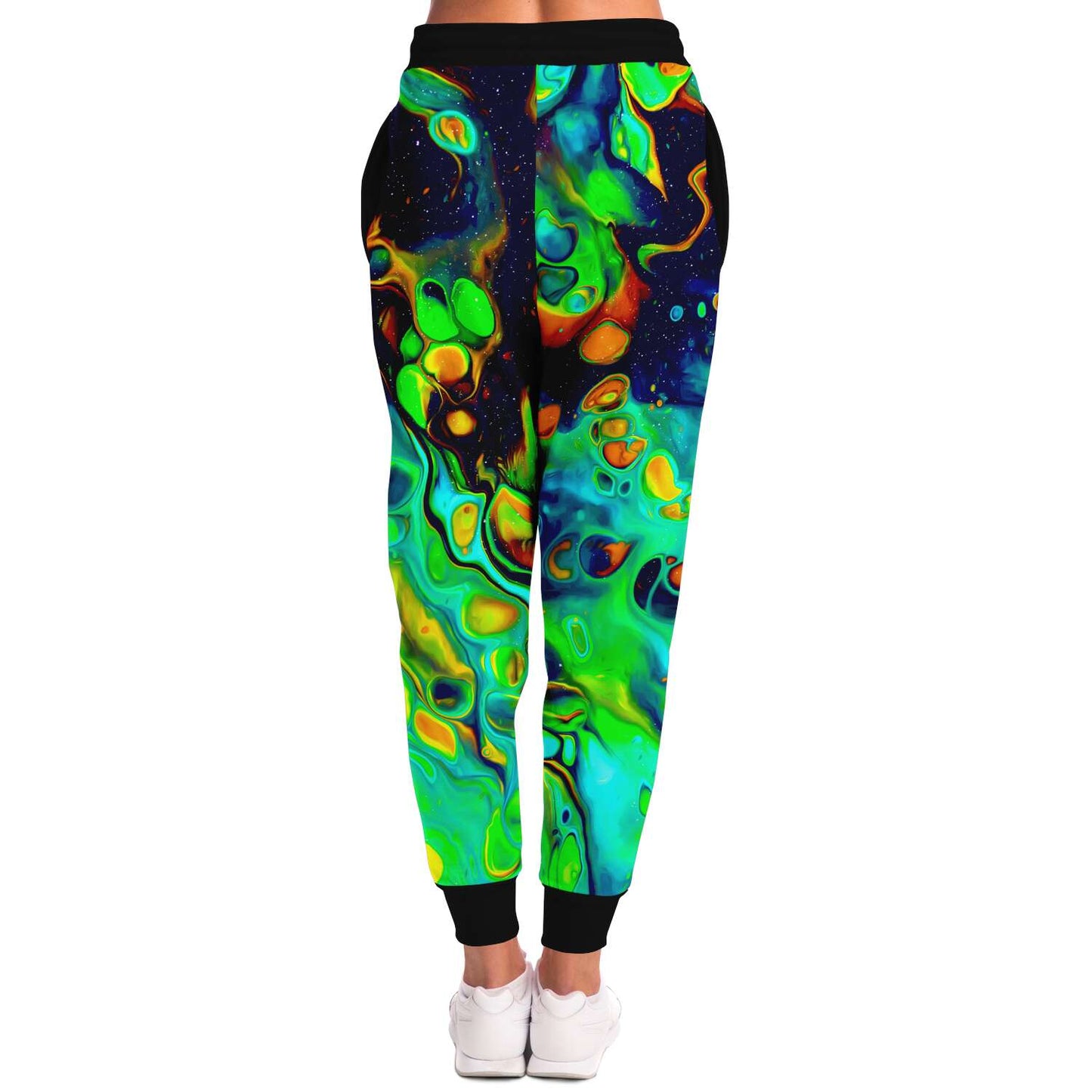 Green liquid space jogger