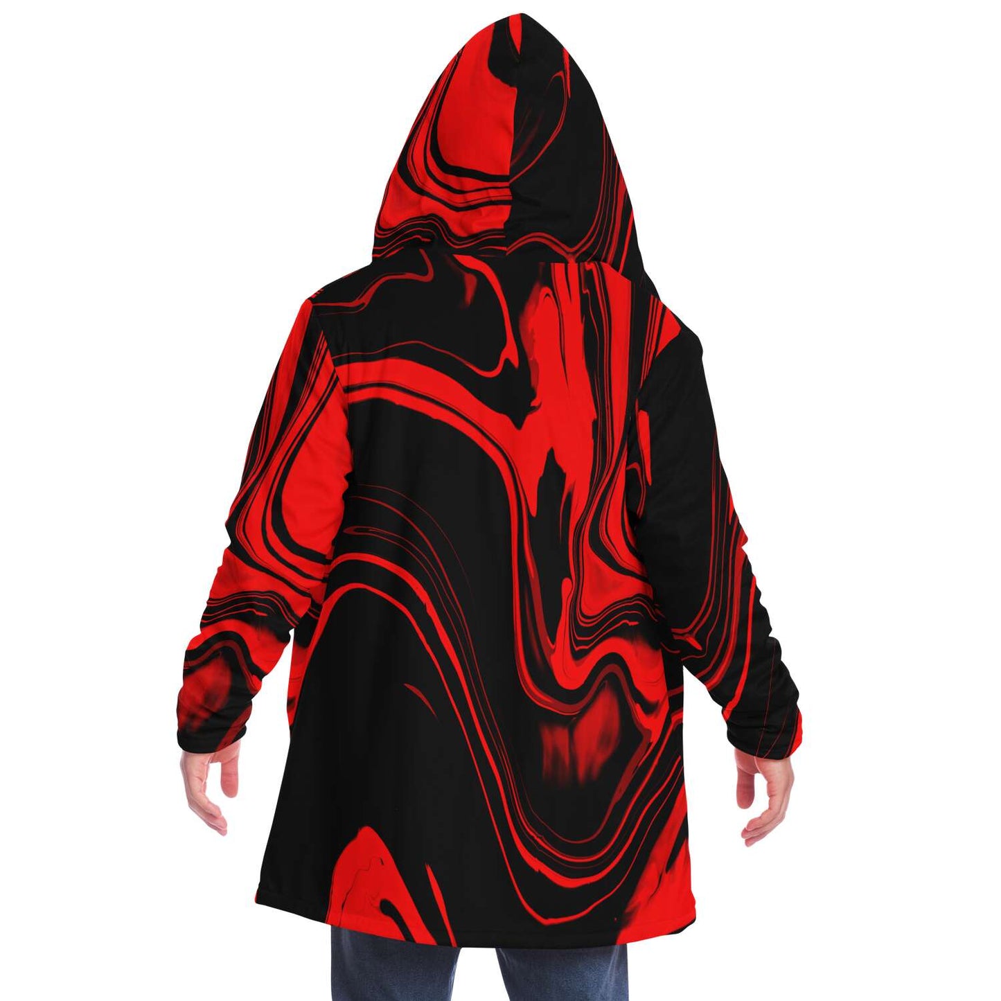 Red acid drip Cloak