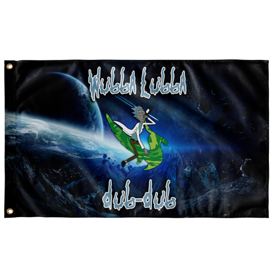 RICK AND MORTY WUBBA LUBBA FLAG