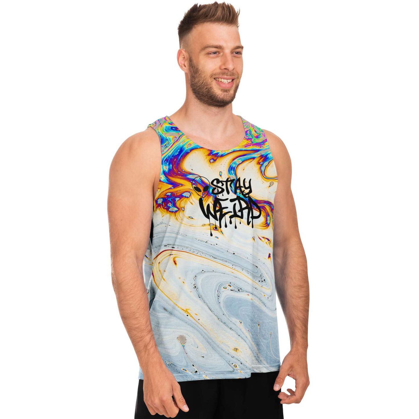 STAY WEIRD TANKTOP